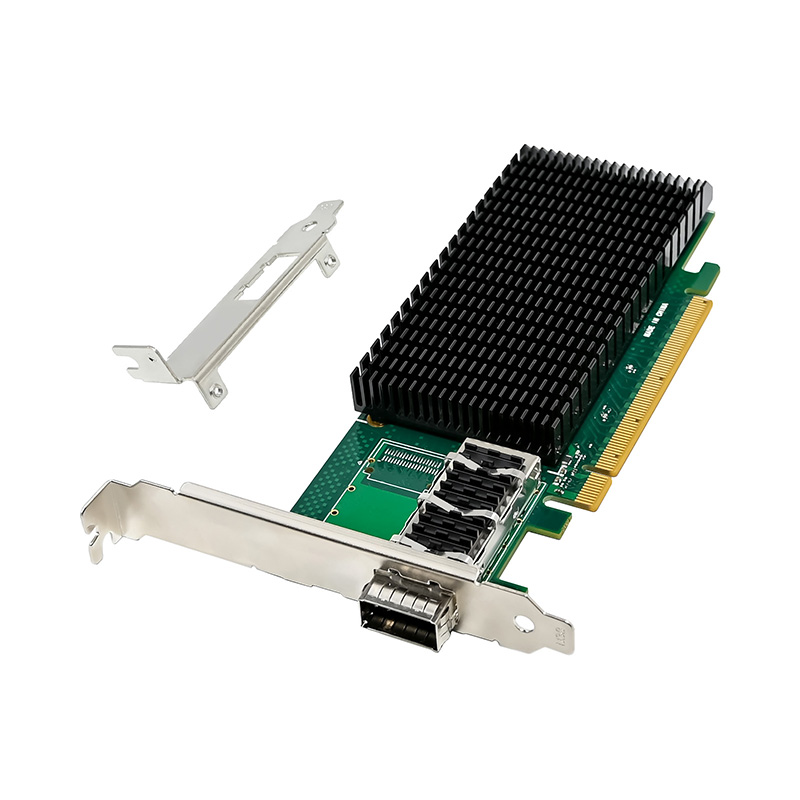 100Gbe Qsfp28 Network Card - Carte contrôleur PCIe 4.0 x16 avec